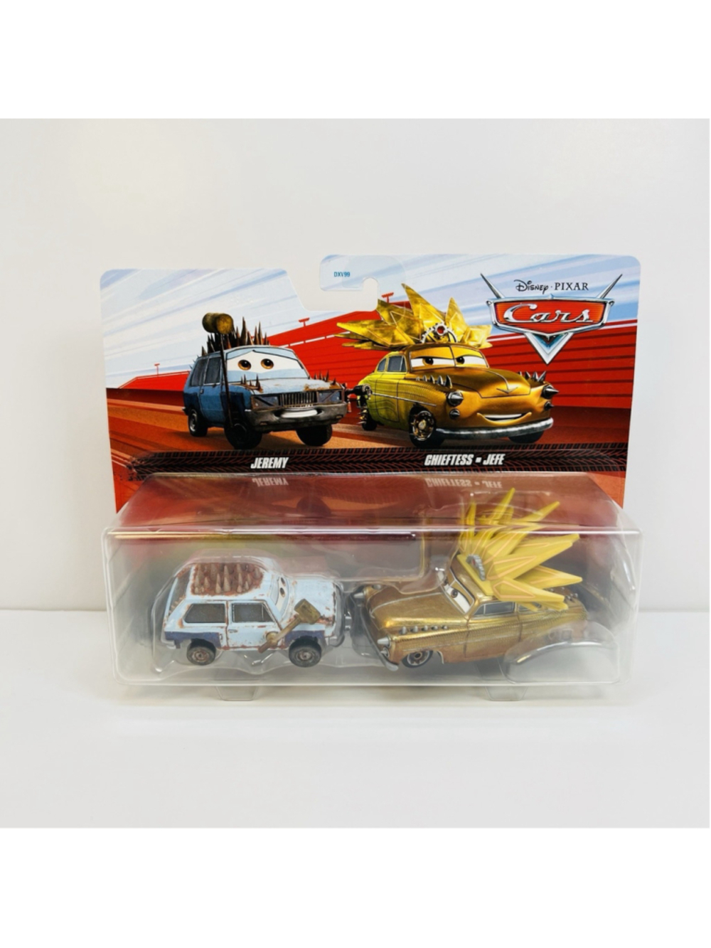 2023 Disney Pixar Cars on the Road JEREMY & CHIEFTESS JEFE NEW 2 Pack